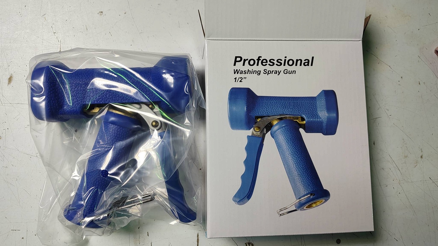 Латунный пистолет с резиновой  изоляцией курка Динго 24 бар. 65гр. 1/2